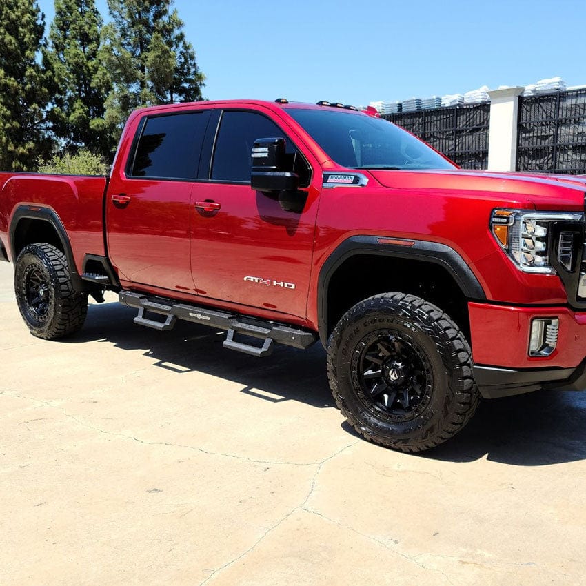 Chassis Unlimited Inc. Motor Vehicle Parts ATTITUDE MODULAR SIDE STEPS - BLACK - 2020-2024 CHEVY/GMC CREW CAB