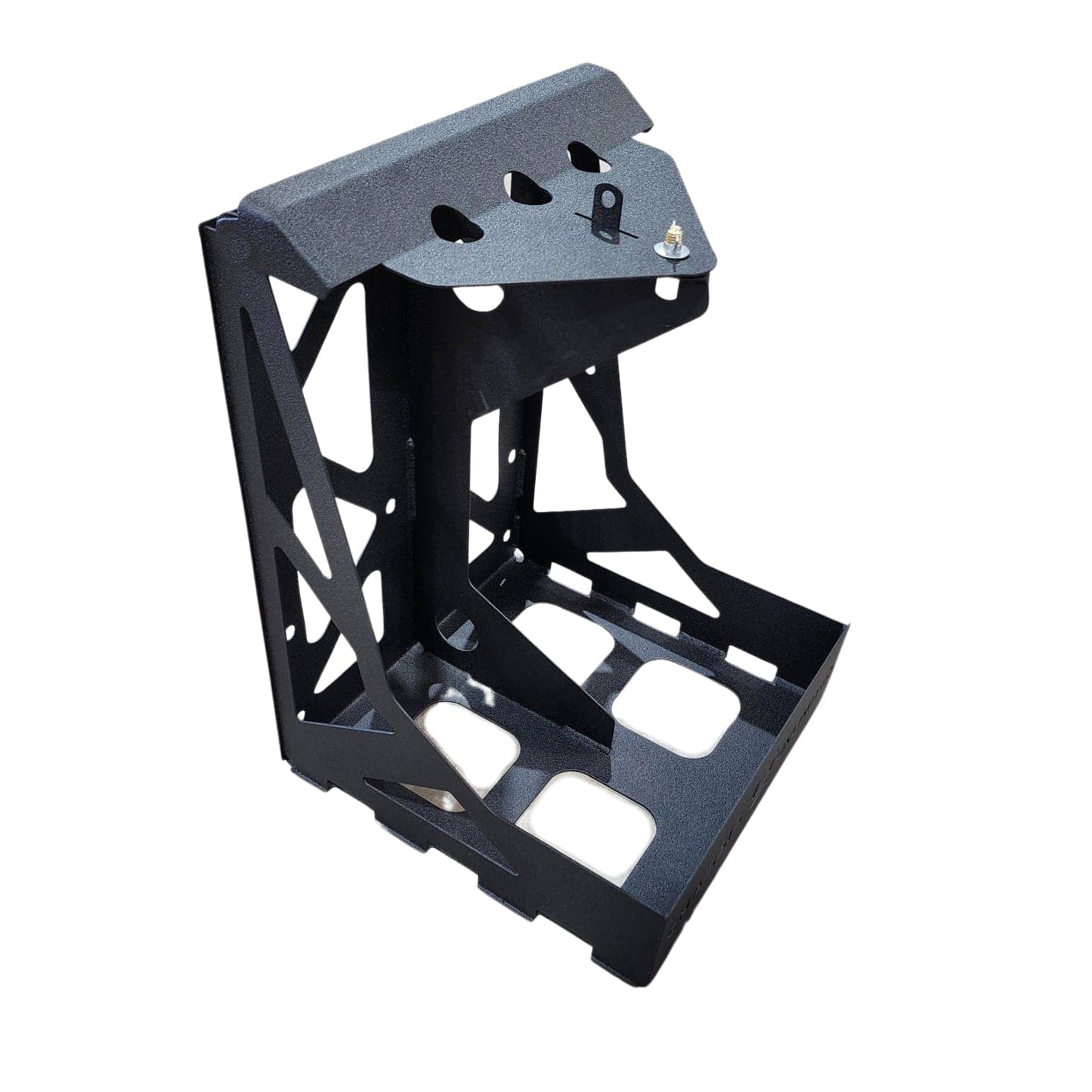 Chassis Unlimited Inc. Motor Vehicle Parts DUAL FUEL/WATER CAN MOUNT - FITS SWING OUT BUMPERS