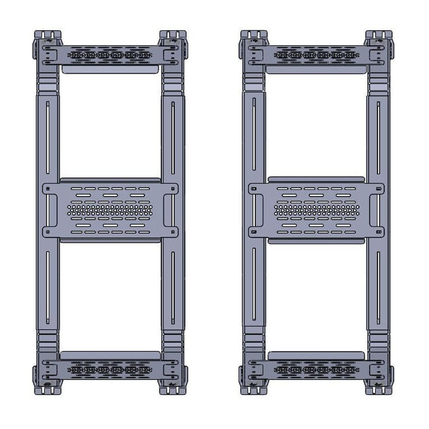 Chassis Unlimited Inc. Motor Vehicle Parts THORAX BED RACK SYSTEM- FITS DIAMOND BACK COVERS 2005-2020 TACOMA