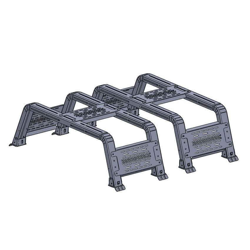 Chassis Unlimited Inc. Motor Vehicle Parts THORAX BED RACK SYSTEM- FITS DIAMOND BACK COVERS 2005-2020 TACOMA