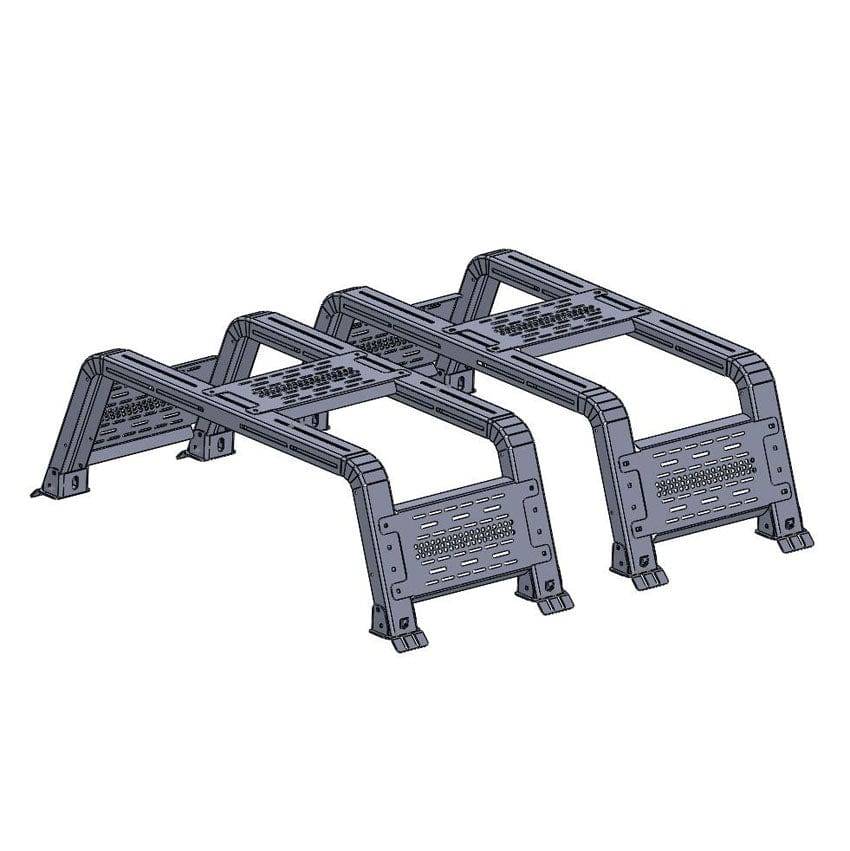 Chassis Unlimited Inc. Motor Vehicle Parts THORAX BED RACK SYSTEM- FITS DIAMOND BACK COVERS 2010-2018 RAM 1500/2500/3500