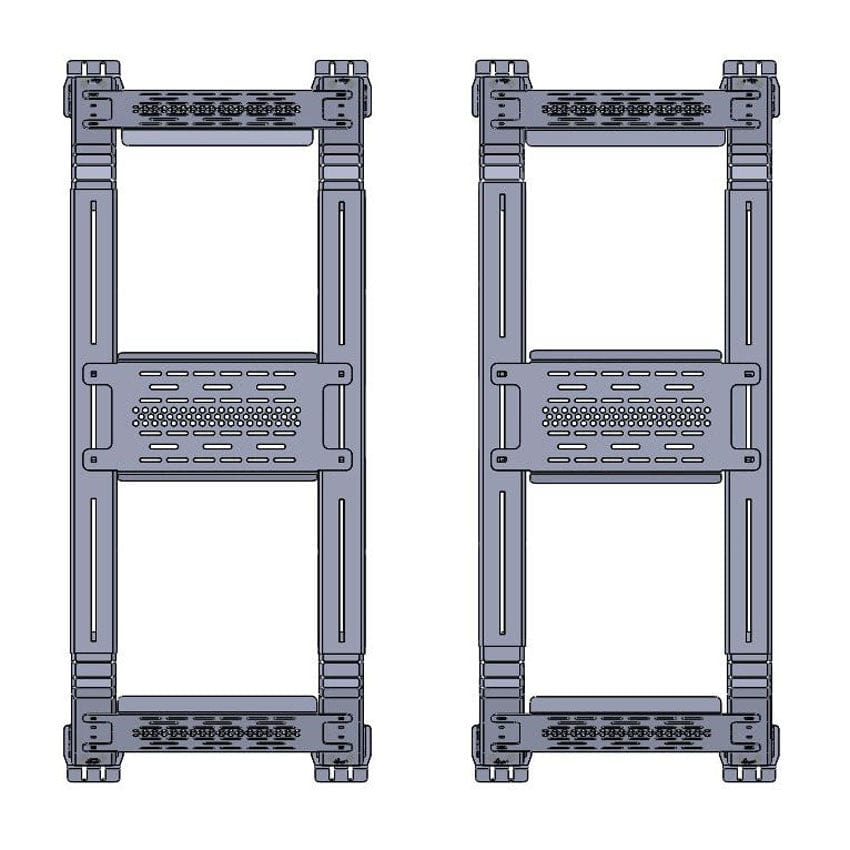 Chassis Unlimited Inc. Motor Vehicle Parts THORAX BED RACK SYSTEM- FITS DIAMOND BACK COVERS 2010-2018 RAM 1500/2500/3500