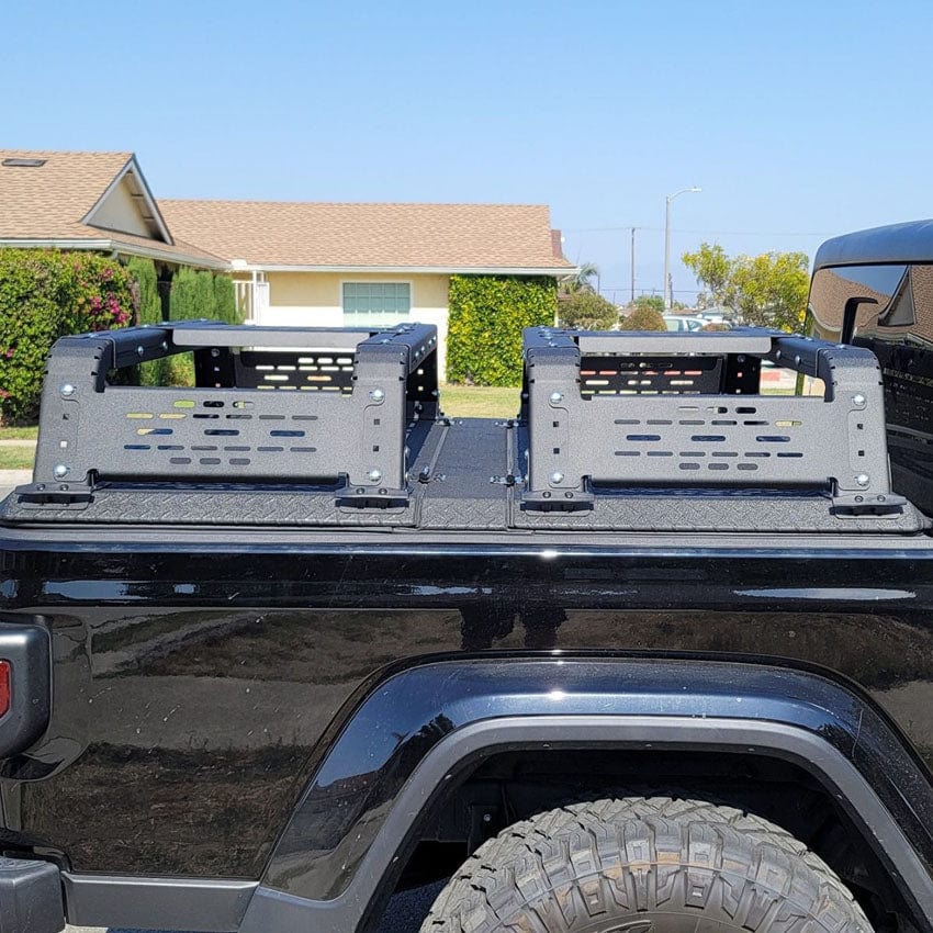 Chassis Unlimited Inc. Motor Vehicle Parts THORAX BED RACK SYSTEM- FITS DIAMOND BACK COVERS 2020-2022 JEEP GLADIATOR
