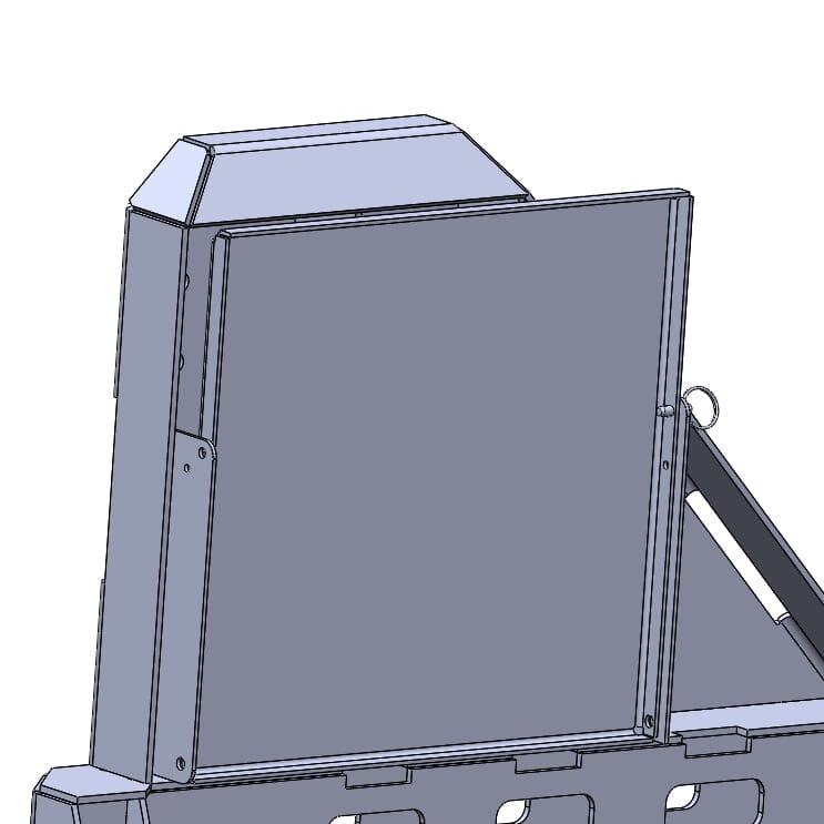 Chassis Unlimited Inc. SWING OUT BUMPER FOLDING TABLE