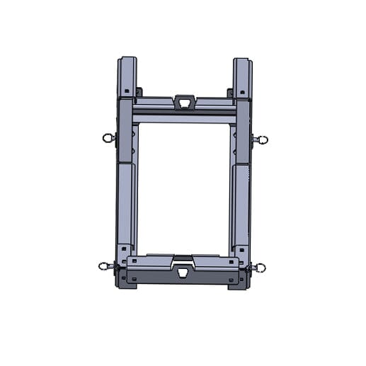 Chassis Unlimited Inc. Tactical Series Bed-Mount Spare Tire Carrier