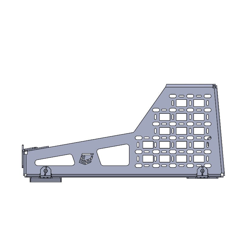 Chassis Unlimited Inc. Tactical Series Bed-Mount Spare Tire Carrier