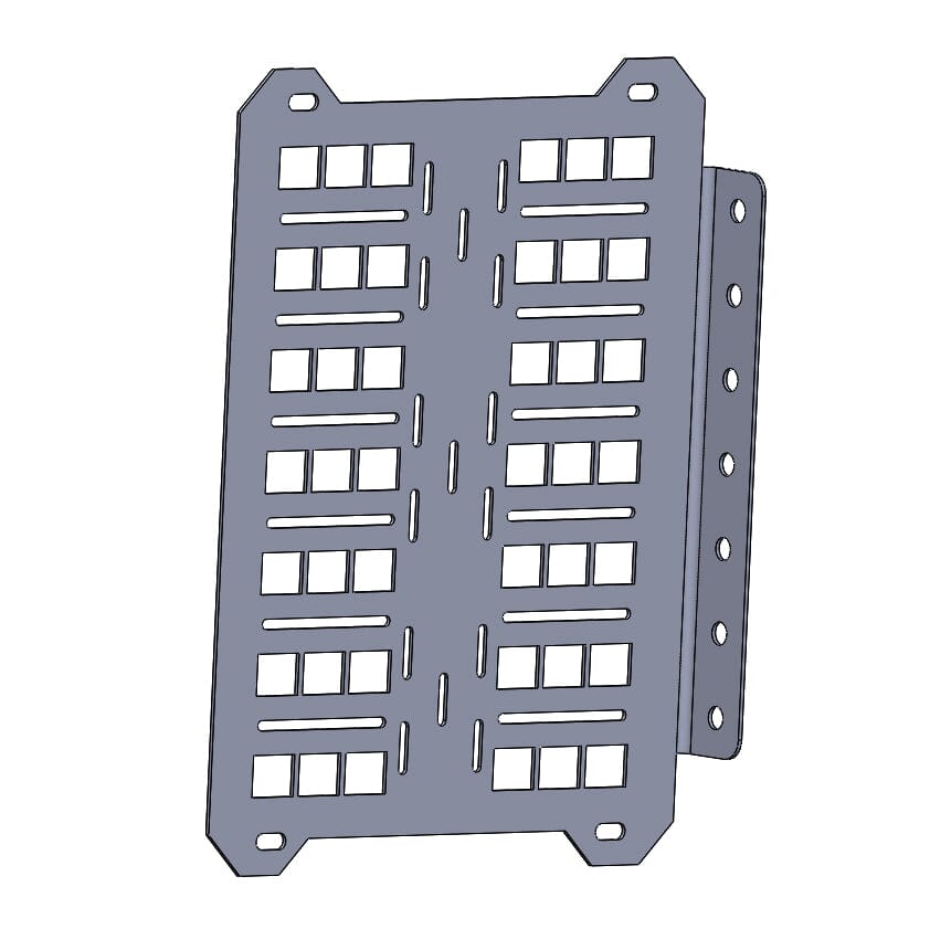 Chassis Unlimited Inc. Universal Overland Accessory Mount - FITS SWING OUT BUMPERS