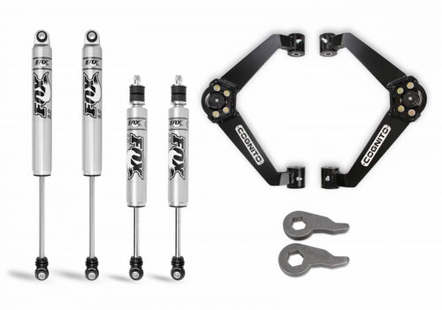 Cognito Motorsports Truck Cognito 3-Inch Performance Leveling Kit With Fox PS 2.0 IFP Shocks for 01-10 Silverado/Sierra 2500-3500 2WD/4WD