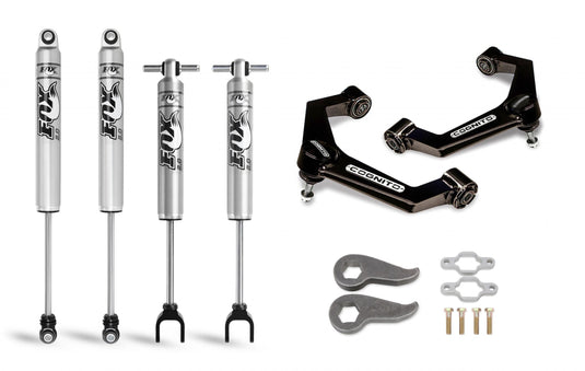 Cognito Motorsports Truck Cognito 3-Inch Performance Leveling Kit with Fox PS 2.0 IFP Shocks for 11-19  Silverado/Sierra 2500/3500 2WD/4WD