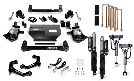 Cognito Motorsports Truck Cognito 4-Inch Elite Lift Kit with Elka 2.5 reservoir shocks for 11-19 Silverado/Sierra 2500/3500 2WD/4WD