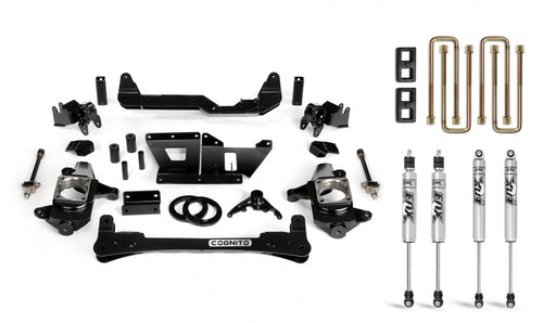 Cognito Motorsports Truck Cognito 4-Inch Standard Lift Kit With Fox PS 2.0 IFP Shocks for 01-10 Silverado/Sierra 2500/3500 2WD/4WD