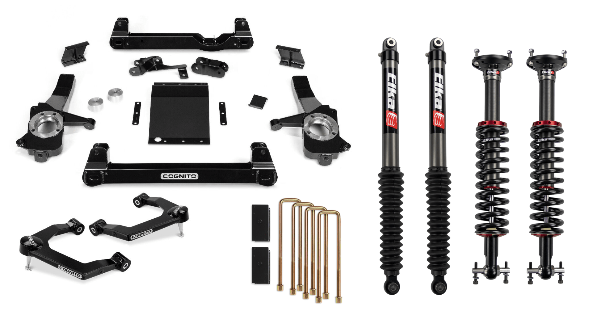 Cognito 6-Inch Performance Lift Kit with Elka 2.0 IFP Shocks For 19-22 ...