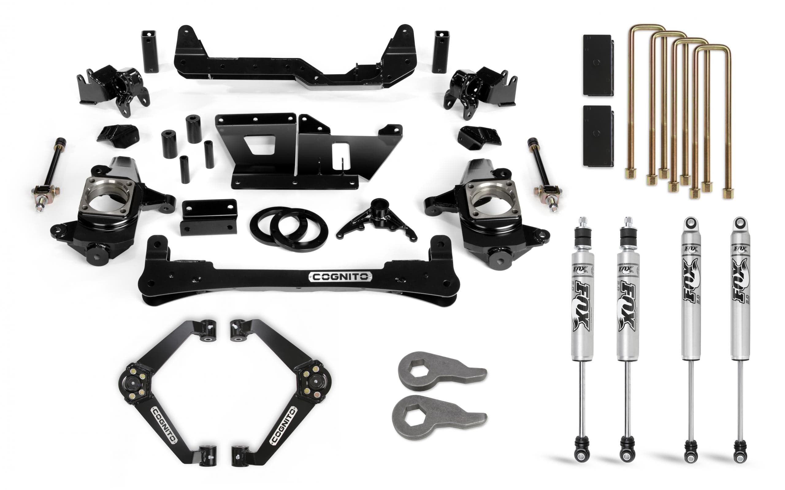 Cognito Motorsports Truck Cognito 6-Inch Standard Lift Kit with Fox PS 2.0 IFP Shocks for 01-10 Silverado/Sierra 2500/3500 2WD/4WD