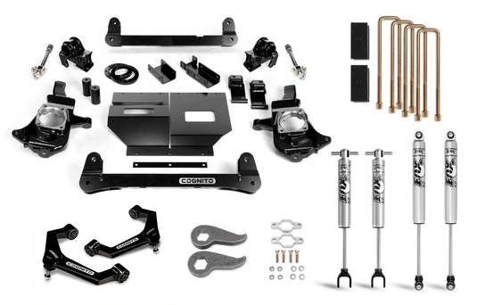 Cognito Motorsports Truck Cognito 6-Inch Standard Lift Kit with Fox PS 2.0 IFP Shocks for 11-19 Silverado/Sierra 2500/3500 2WD/4WD