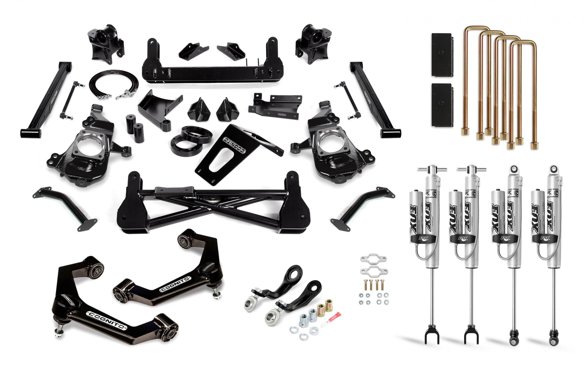 Cognito Motorsports Truck Cognito 7-Inch Performance Lift Kit with Fox PSRR 2.0 Shocks For 20-22 Silverado/Sierra 2500/3500 2WD/4WD