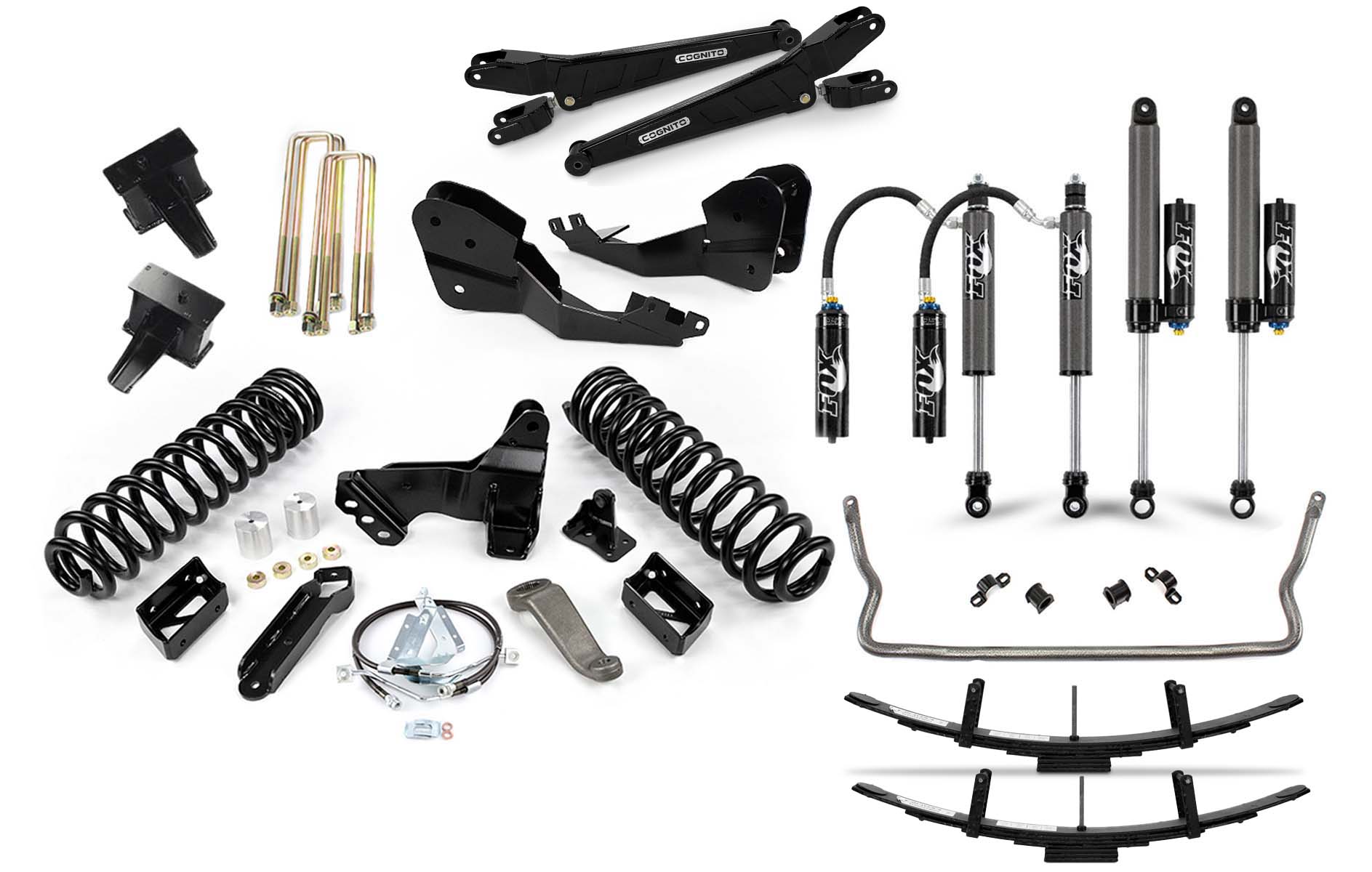 Cognito Motorsports Truck Suspension 8-9 inch Elite Lift Kit with Fox FSRR 2.5 Shocks for 17-22 Ford F-250/F-350 4WD Cognito Motorsports Truck