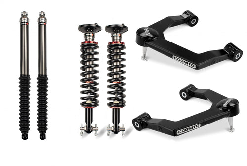 Cognito Motorsports Truck Suspension Cognito 1-Inch Performance Leveling Kit With Elka 2.0 IFP Shocks for 19-22 Silverado Trail Boss/Sierra AT4 1500 4WD