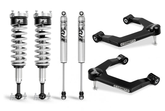 Cognito Motorsports Truck Suspension Cognito 1-Inch Performance Leveling Kit With Fox PS Coilover 2.0 IFP Shocks for 19-22 Silverado Trail Boss/Sierra AT4 1500 4WD