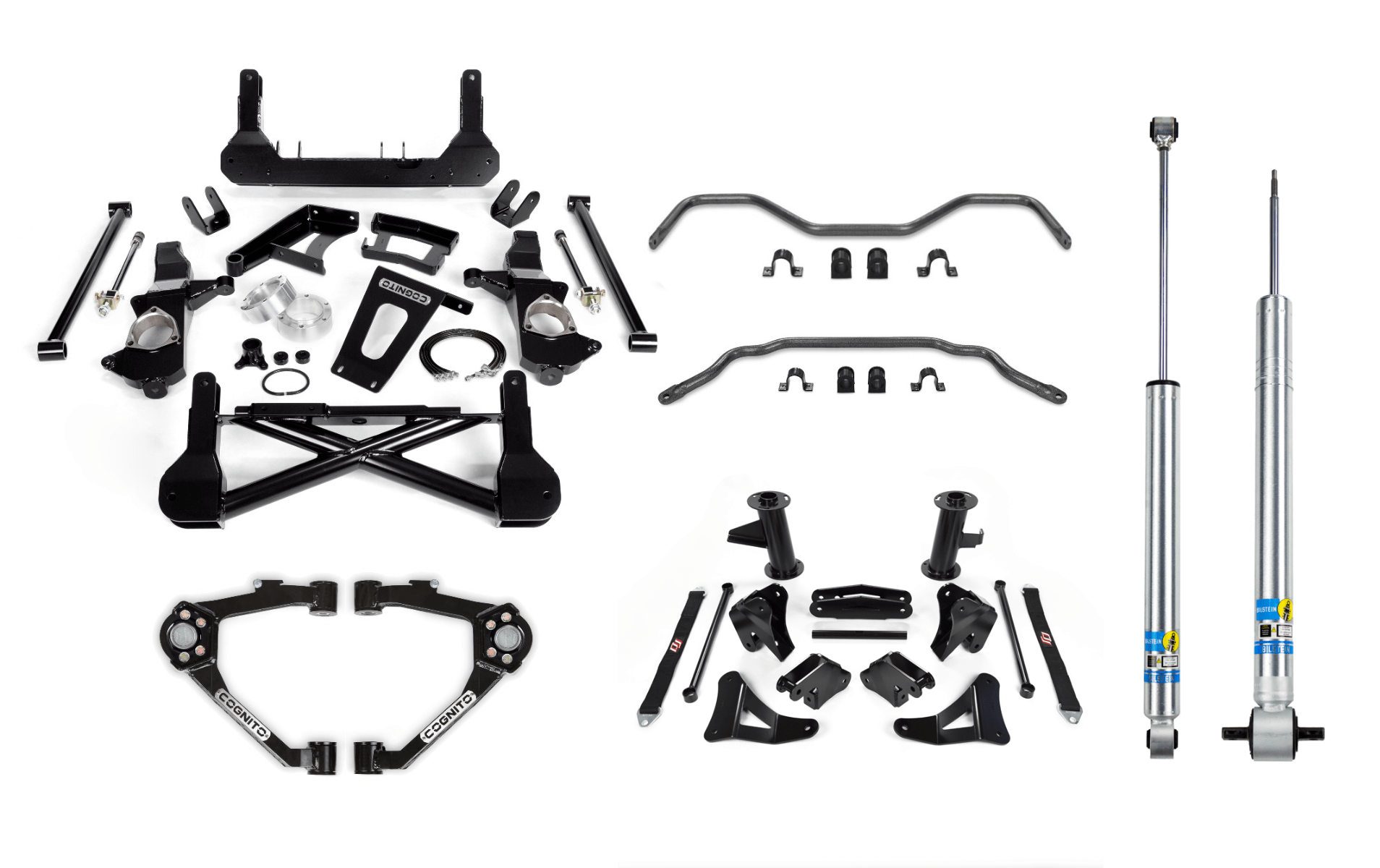 Cognito Motorsports Truck Suspension Cognito 10-Inch Performance Lift Kit with Bilstein 5100 Series Shocks For 07-18 Suburban 1500/Yukon XL 1500 2WD/4WD with OEM Cast steel upper control arms