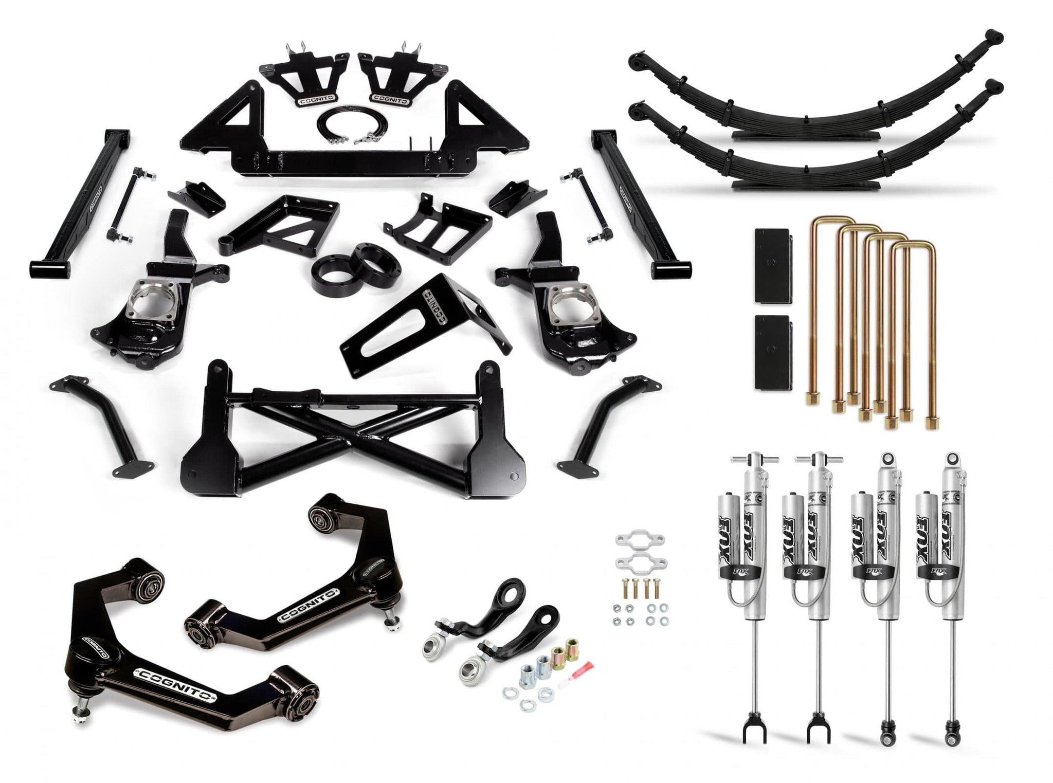 Cognito Motorsports Truck Suspension Cognito 10-Inch Performance Lift Kit with Fox PSRR 2.0 Shocks For 20-22 Silverado/Sierra 2500/3500 2WD/4WD