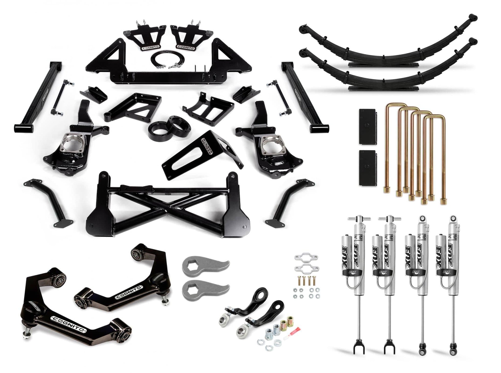 Cognito Motorsports Truck Suspension Cognito 12-Inch Performance Lift Kit with Fox 2.0 PSRR Shocks For 20-22 Silverado/Sierra 2500/3500 2WD/4WD