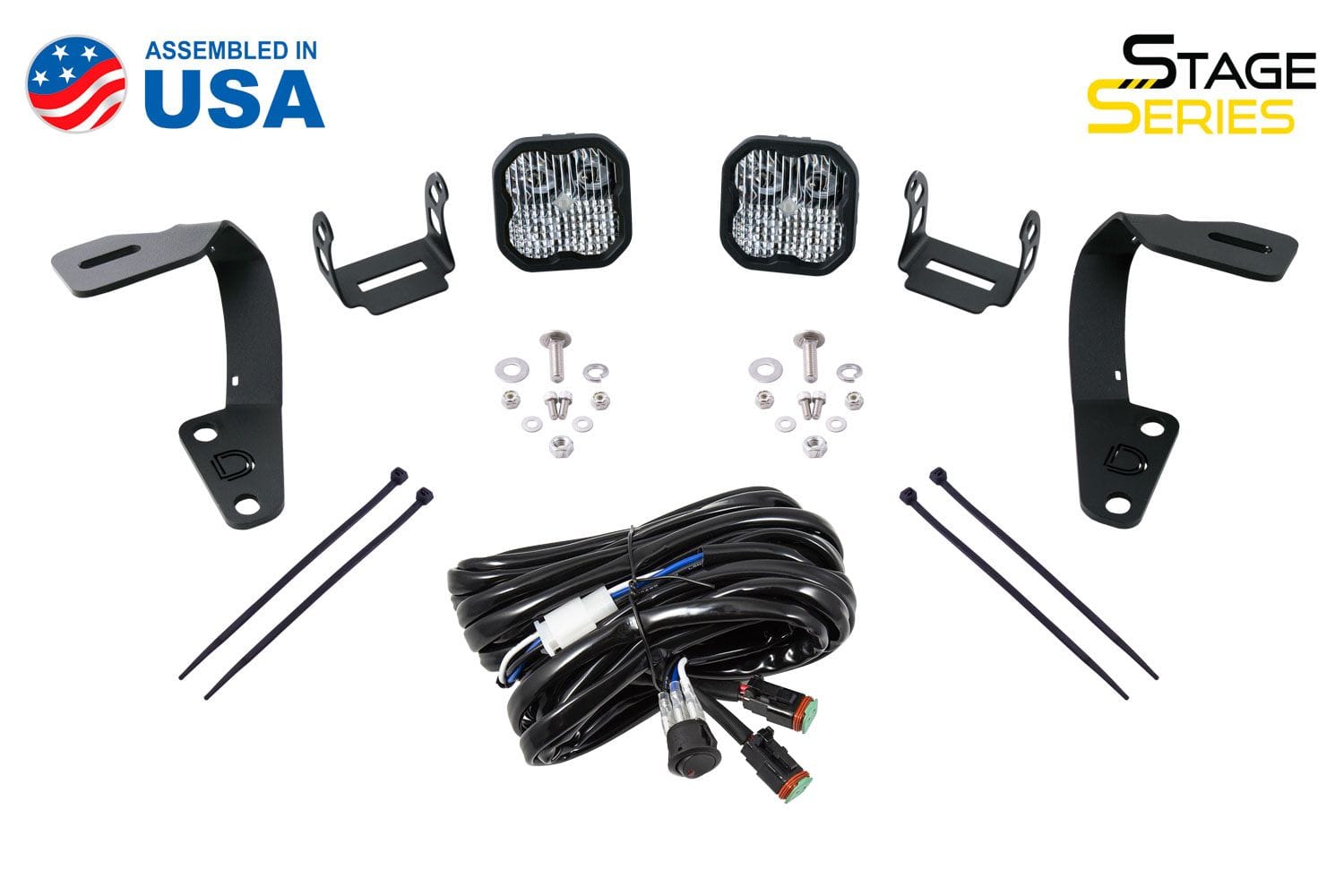 Diode Dynamics Lighting Stage Series Ditch Light Kit / 2010-2021 4Runner / Diode Dynamics