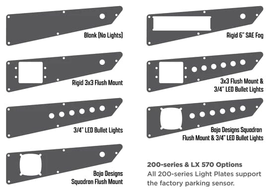 Dissent Off-Road Armor Low Profile Modular Front Bumper / 08+ LX570 / Dissent Offroad