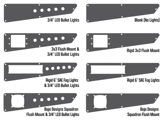 Dissent Off-Road Armor Low Profile Modular Front Bumper / 100 Series Land Cruiser (98-07) + Lx470 / Dissent Offroad