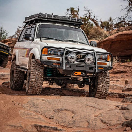 Low Profile Modular Front Bumper / 80 Series Land Cruiser (90-97) + Lx ...