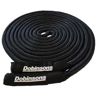 Dobinsons DOBINSONS BLACK 30' LONG KINETIC RECOVERY ROPE 8,600 KGS - SS80-3844