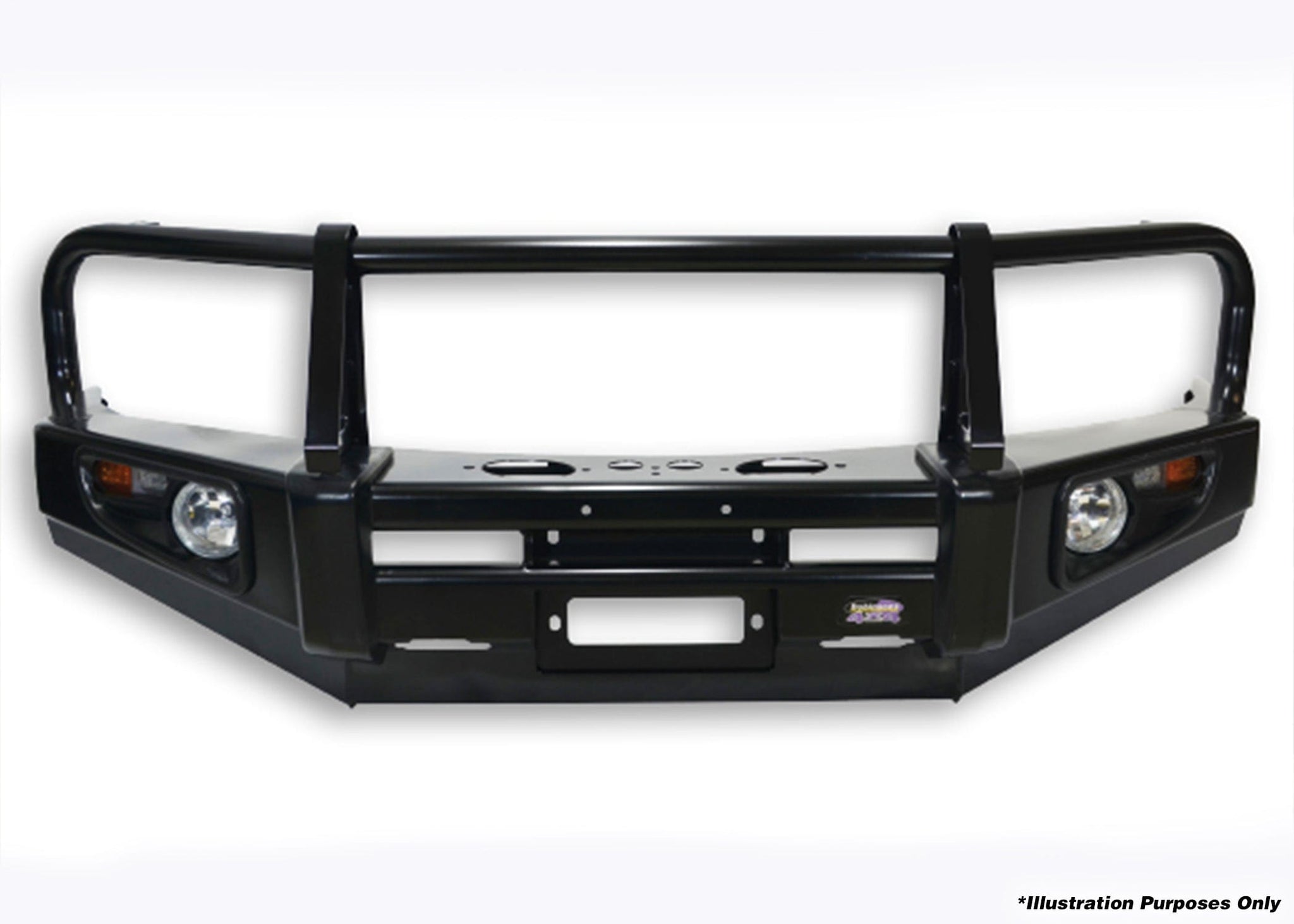 Dobinsons DOBINSONS BULL BAR BLACK DELUXE FOR TOYOTA LAND CRUISER 200 SERIES 2016+ - BU59-3714