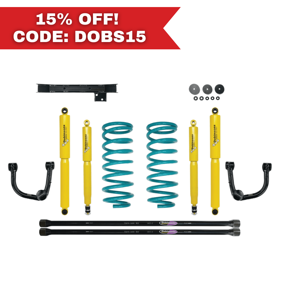 Dobinsons Full Suspension Kit Dobinsons 2-2.5in Suspension Kit / 100 Series Land Cruiser + LX470