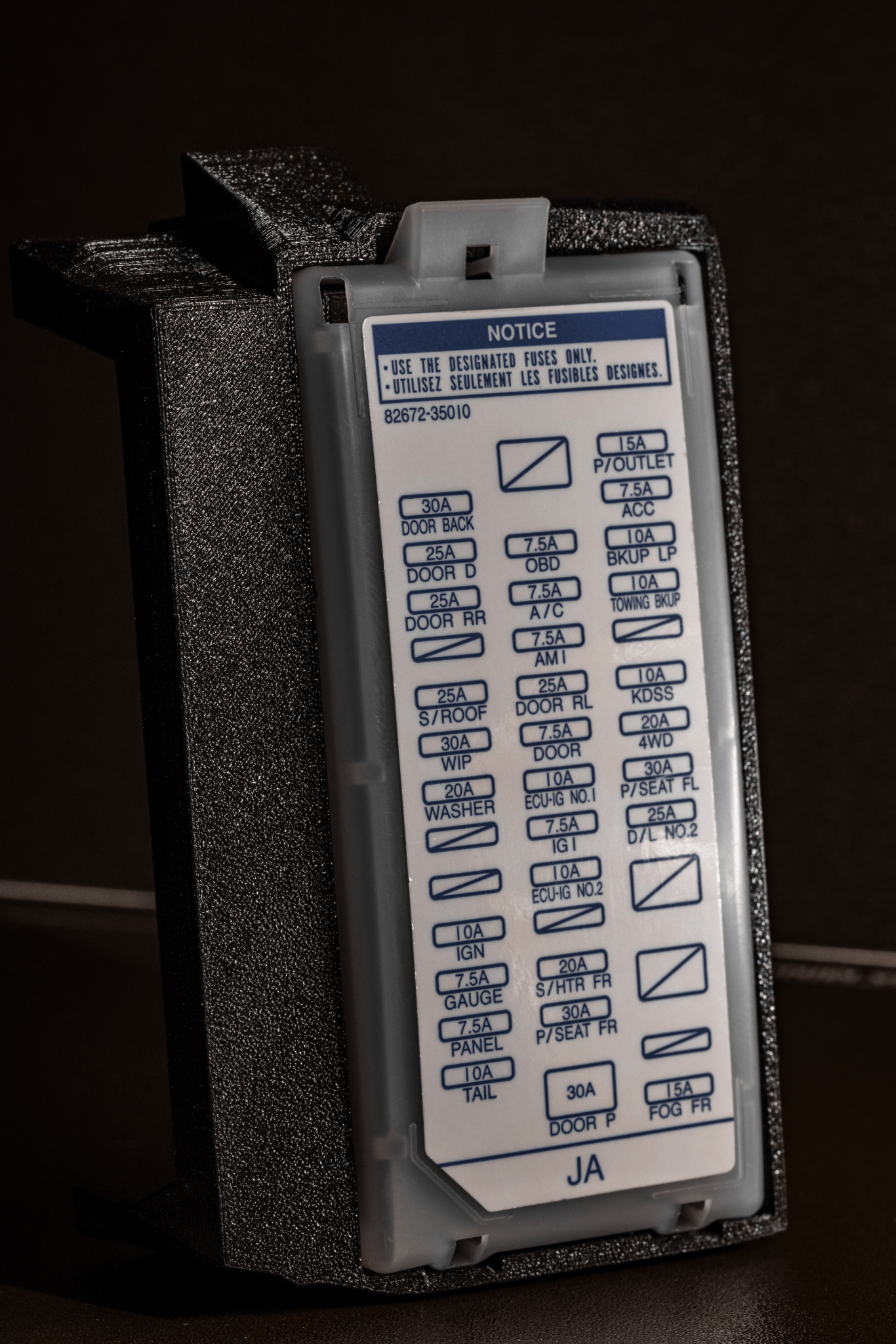 Dr KDSS Interior 2010-2024 4Runner Interior Fuse Box Cover