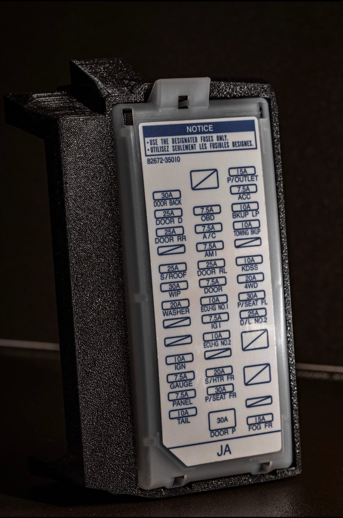 Dr KDSS Interior 2010-2024 4Runner Interior Fuse Box Cover