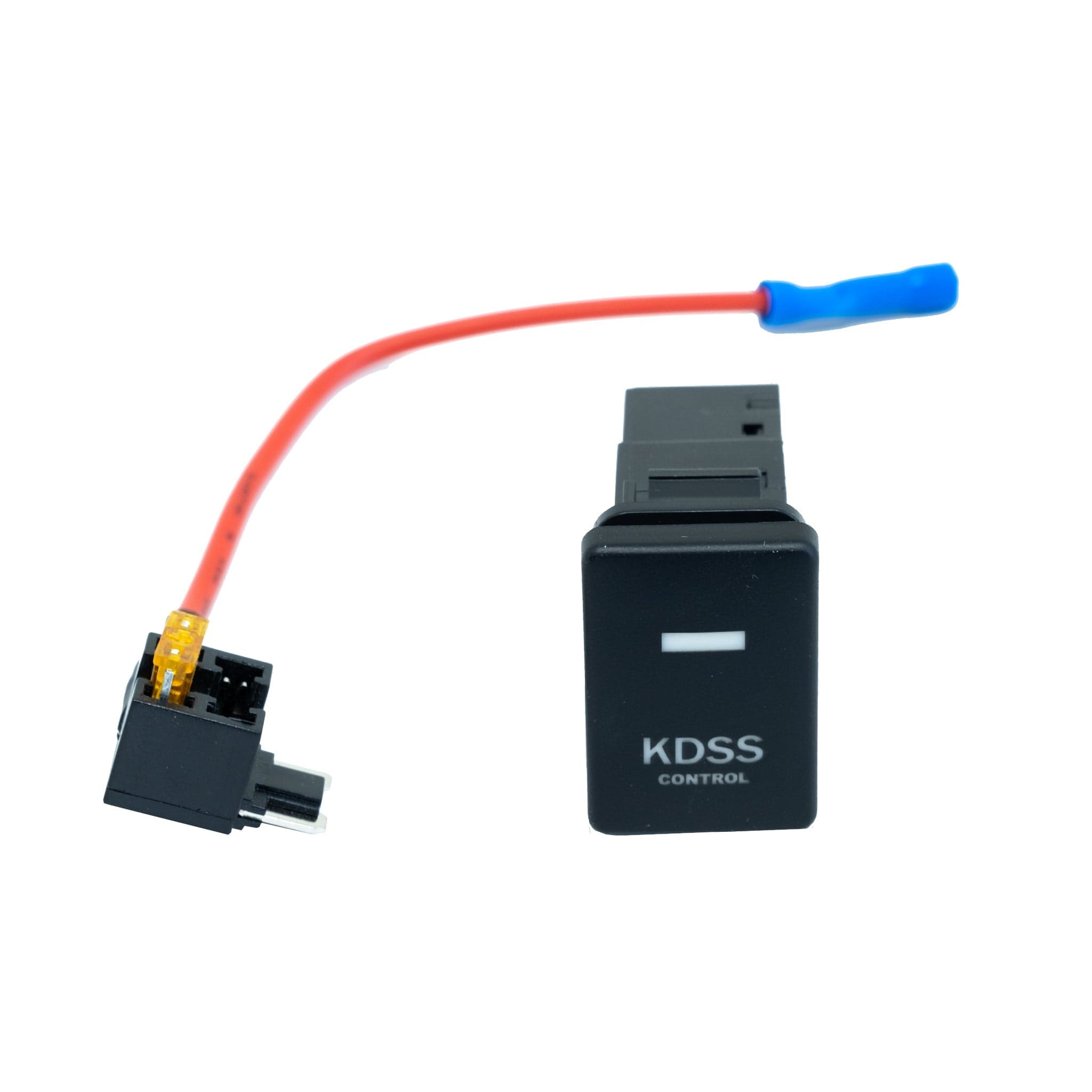 Dr KDSS Suspension Amber (top)/ oem like blue ( bottom ) Factory Fit KDSS Dash Switch - 2010-2024 4Runner + 2010-2023 GX460