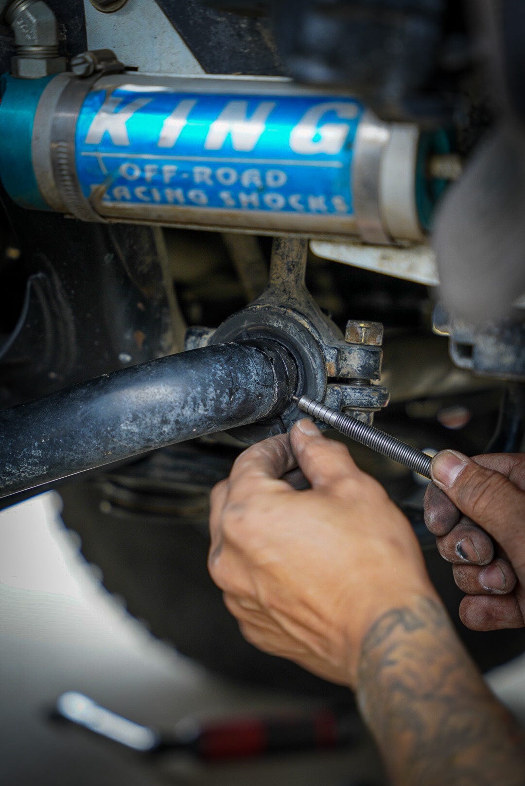 Dr KDSS Suspension KDSS Front Sway Bar Billet Clamps - 2010-2024 4Runner + 03-23 GX470/460