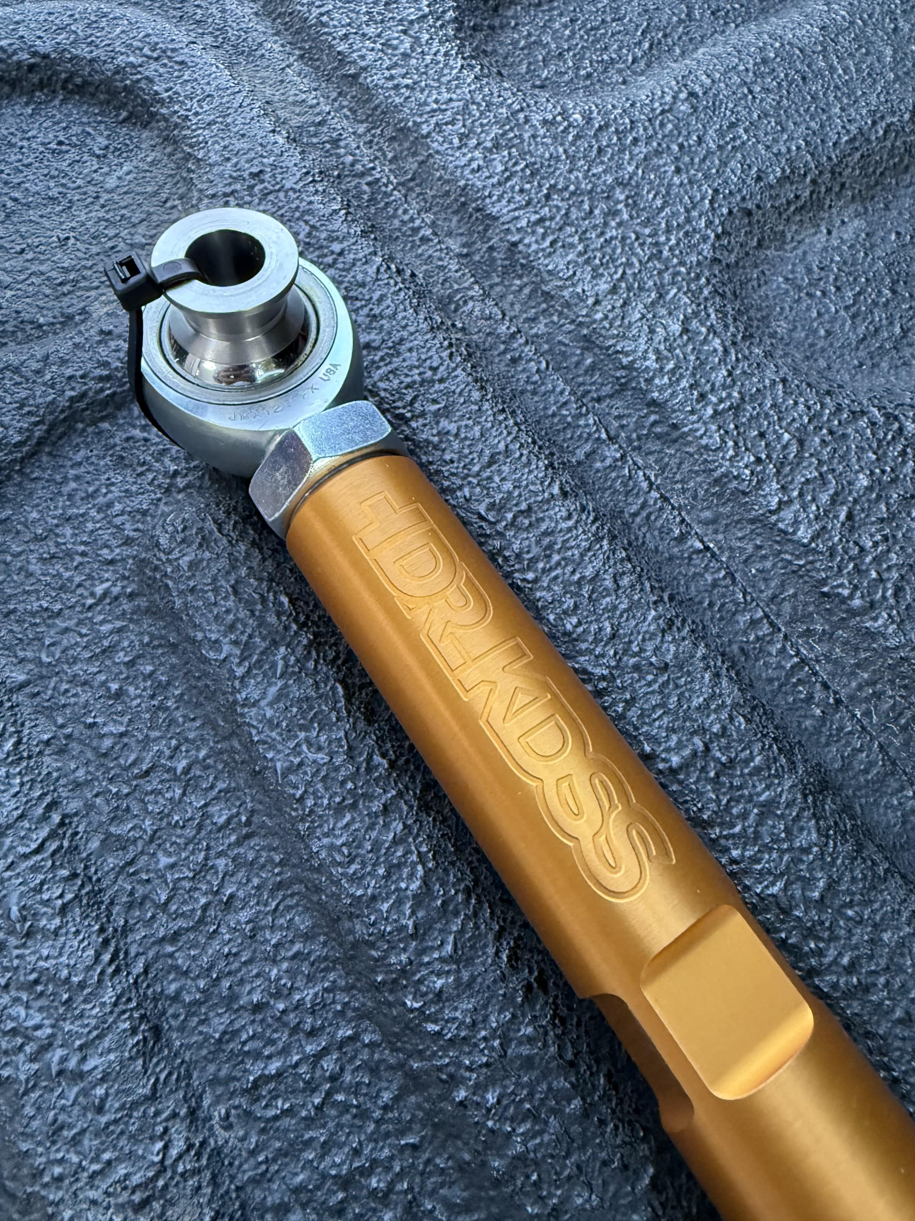 Dr KDSS Suspension King Gold anodized( updated / engraved )blemished :small pre anodized pitting  fully functional can’t even see it once installed Track/Panhard Bar - 2003-2024 4Runner, 03-23 GX470/460, 07-14 FJ Cruiser