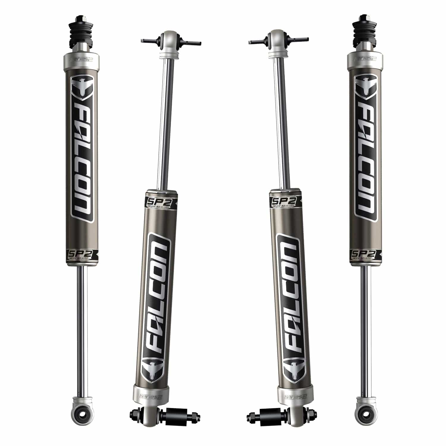 Falcon Shocks Suspension 07-18 Jeep Wrangler JK 2 Door SP2 2.1 Monotube Shock Kit 4-6 Inch Lift Falcon Shocks