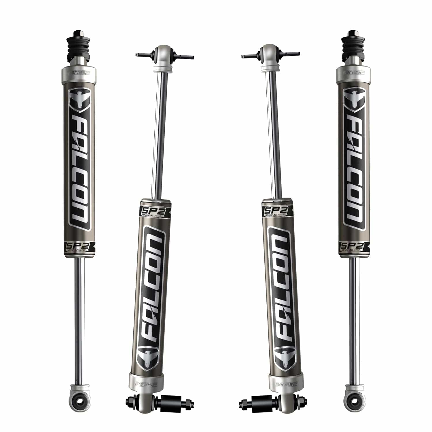 Falcon Shocks Suspension 07-18 Jeep Wrangler JK 4 Door SP2 2.1 Monotube Shock Kit 1.5-2.5 Inch Lift Falcon Shocks