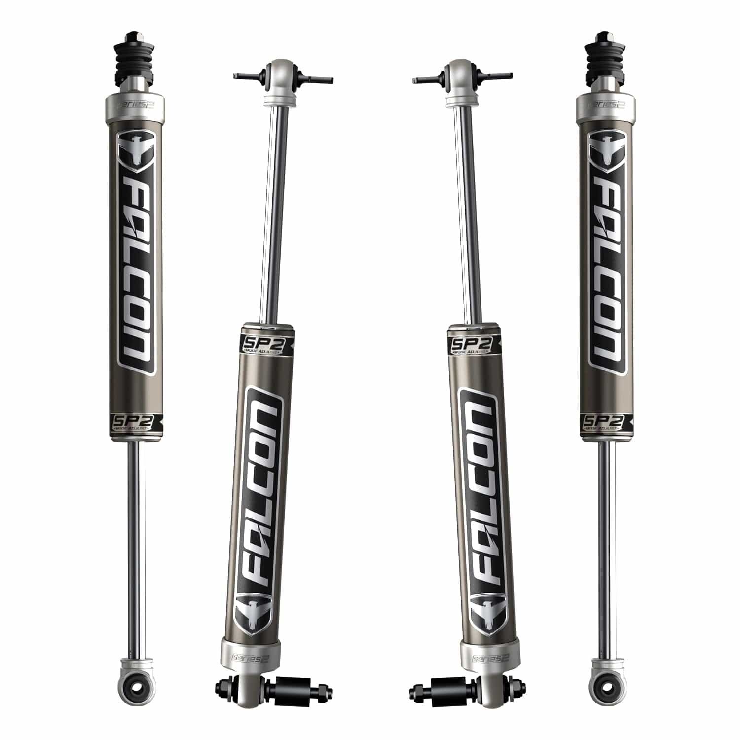Falcon Shocks Suspension 07-18 Jeep Wrangler JK 4 Door SP2 2.1 Monotube Shock Kit 3-3.5 Inch Lift Falcon Shocks