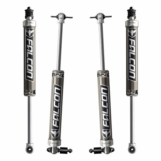 Falcon Shocks Suspension 07-18 Jeep Wrangler JK 4 Door SP2 2.1 Monotube Shock Kit 3-3.5 Inch Lift Falcon Shocks
