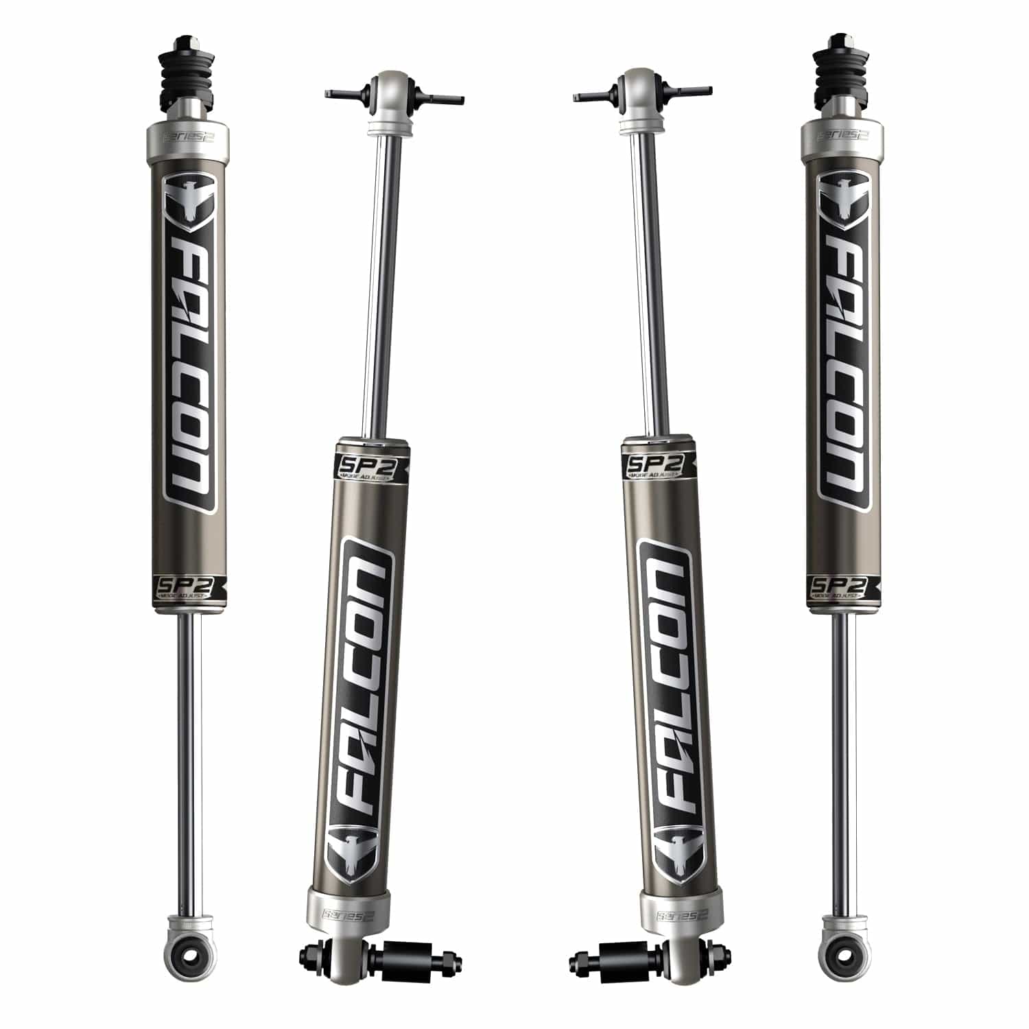 Falcon Shocks Suspension 07-18 Jeep Wrangler JK 4 Door SP2 2.1 Monotube Shock Kit 4-6 Inch Lift Falcon Shocks