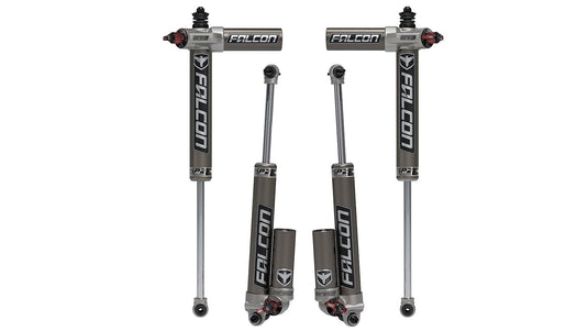Falcon Shocks Suspension 07-18 Jeep Wrangler JK 4 Door SP2 3.3 Fast Adjust Piggyback Shock Kit 5-6 Inch Lift Falcon Shocks