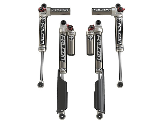 Falcon Shocks Suspension 18-Up Jeep Wrangler JL 2 Door SP2 3.3 Fast Adjust Piggyback Shock Kit 0-1.5 Inch Lift Falcon Shocks