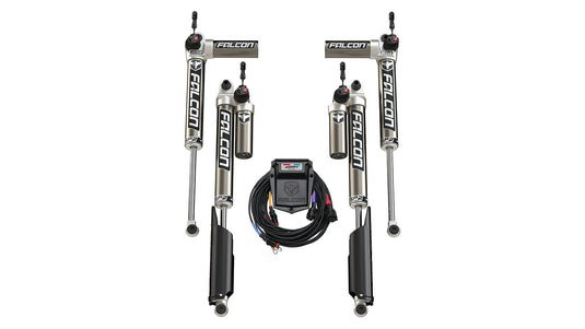 Falcon Shocks Suspension 18-Up Jeep Wrangler JL 2 Door SP2 3.5 aDAPT Piggyback Shock Kit 2-4.5 Inch Lift Falcon Shocks