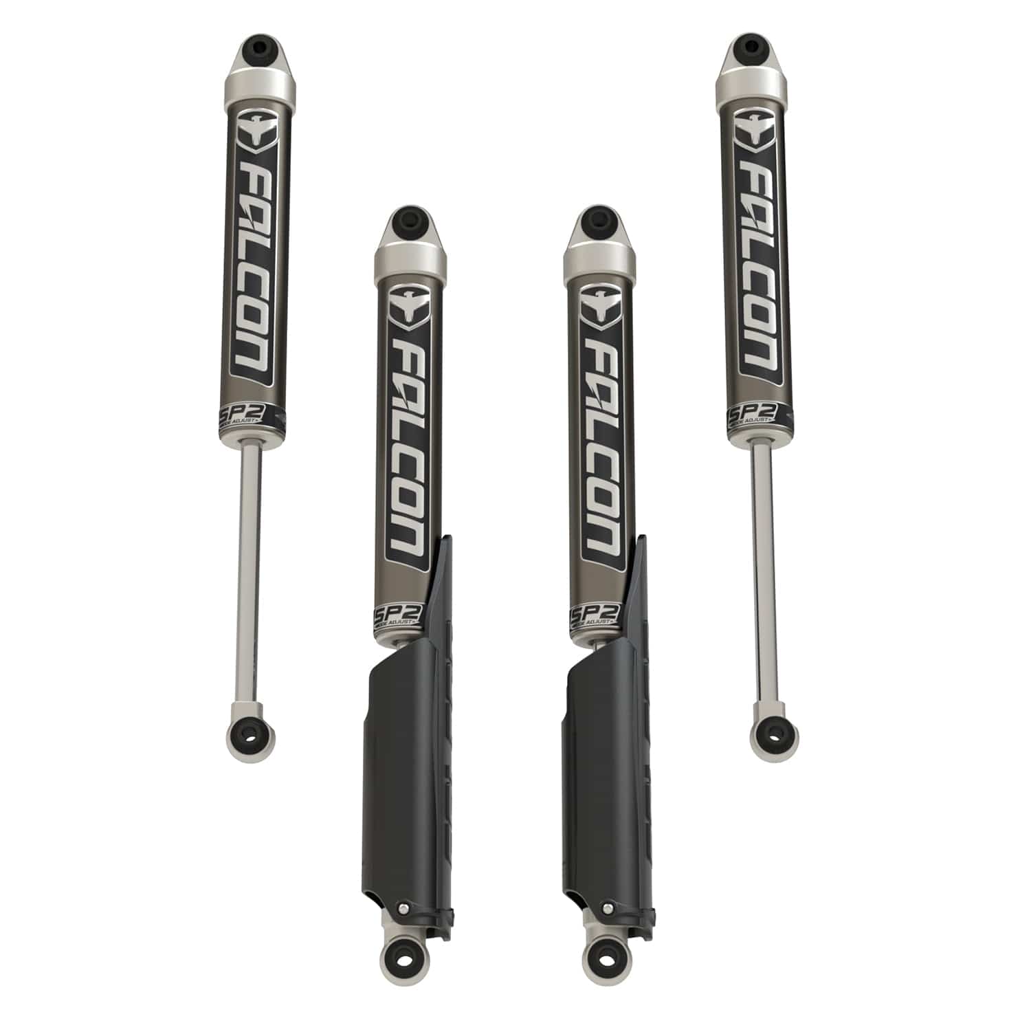 Falcon Shocks Suspension 20-Up Jeep Gladiator JT SP2 2.1 Monotube Shock Kit 0-1.5 Inch Lift Falcon Shocks