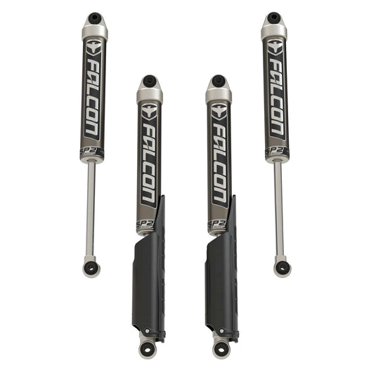Falcon Shocks Suspension 20-Up Jeep Gladiator JT SP2 2.1 Monotube Shock Kit 0-1.5 Inch Lift Falcon Shocks