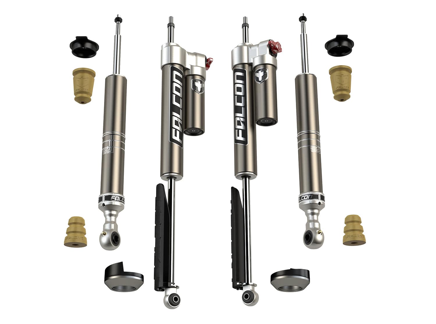 Falcon Shocks Suspension 2007-2021 Toyota Tundra 2.25 Inch Sport Tow/Haul Shock Leveling System Falcon Shocks