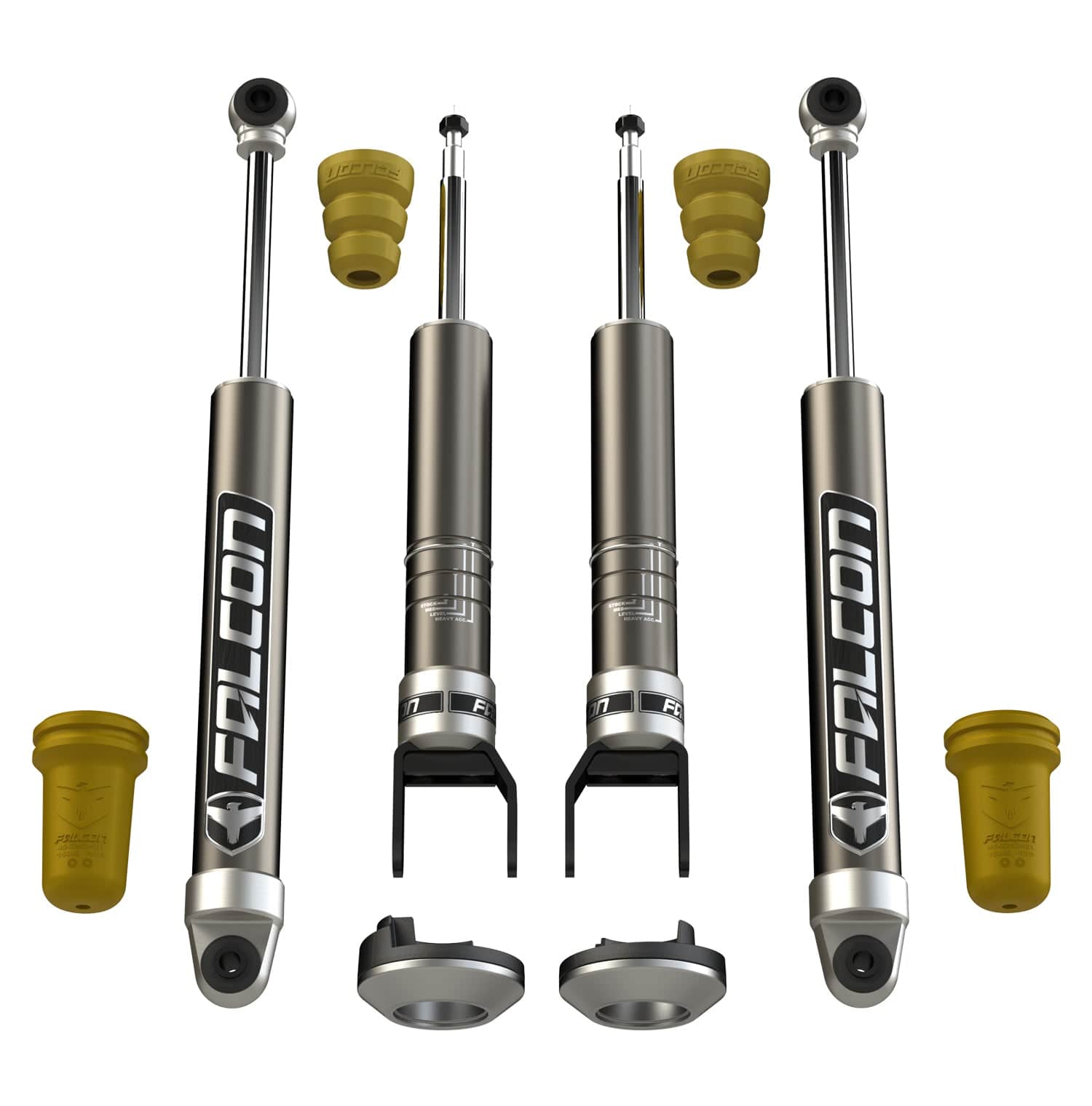 Falcon Shocks Suspension 2009+ Dodge/Ram 1500/Classic 2.25 Inch Sport Shock Leveling System Falcon Shocks