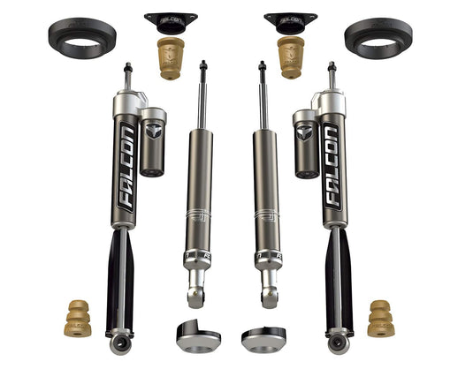 Falcon Shocks Suspension 2010-2024 Toyota 4Runner No TRD Pro 2.0 Inch Sport Shock and Spacer Lift System Falcon Shocks